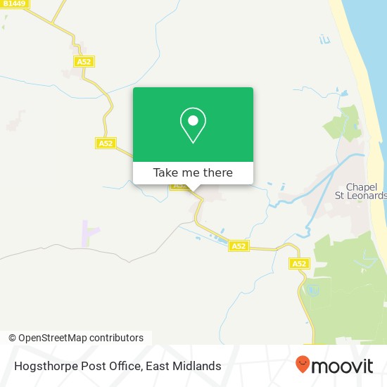 Hogsthorpe Post Office map
