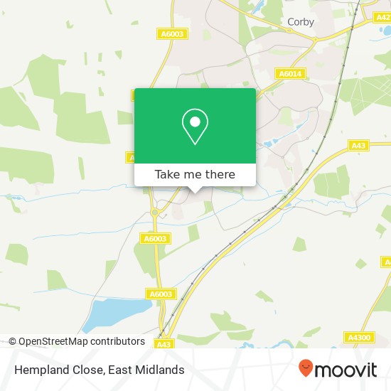 Hempland Close map