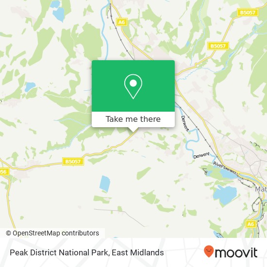 Peak District National Park map