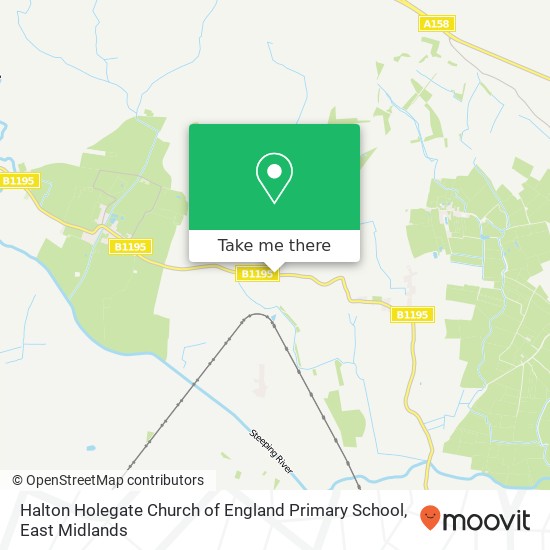 Halton Holegate Church of England Primary School map
