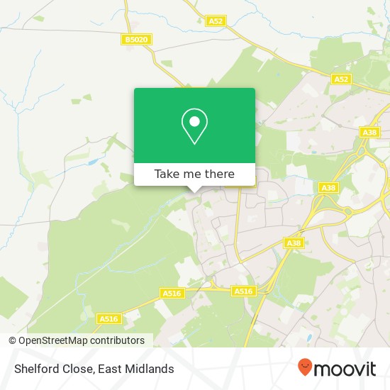 Shelford Close map