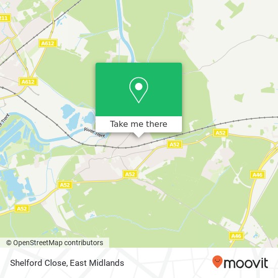 Shelford Close map