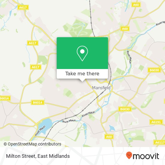 Milton Street map