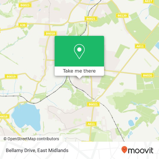 Bellamy Drive map