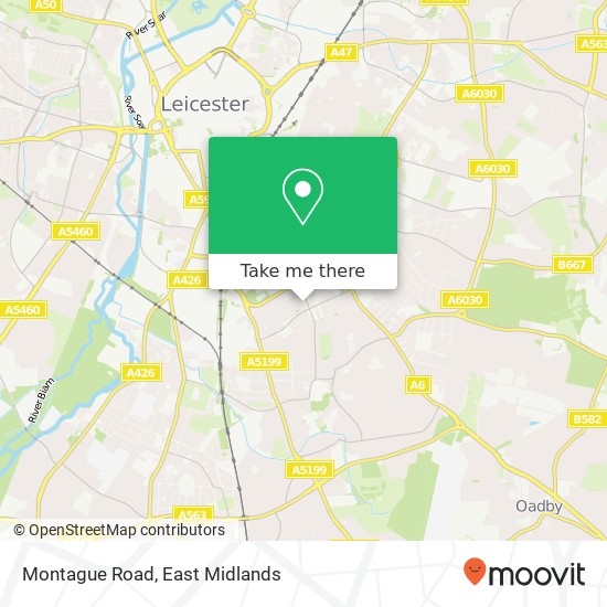 Montague Road map