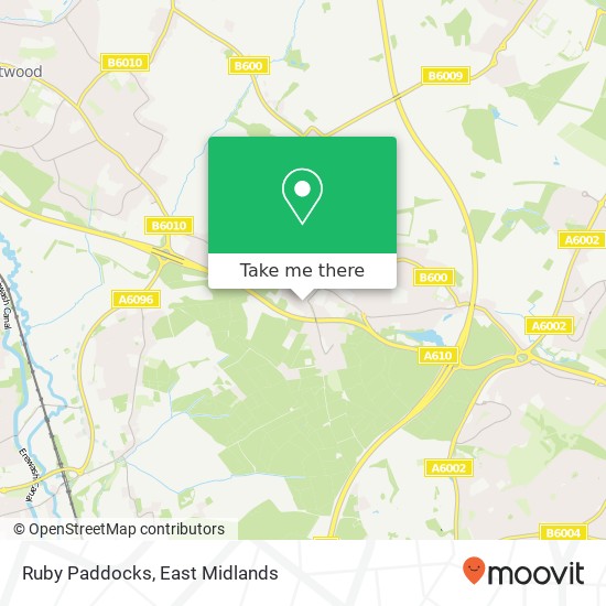 Ruby Paddocks map