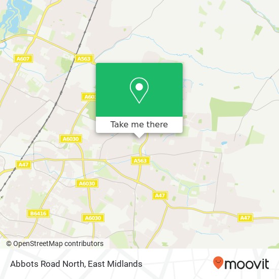 Abbots Road North map