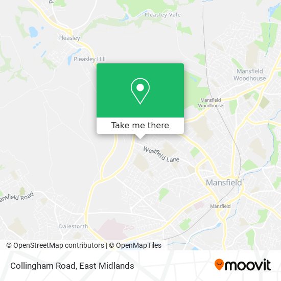 Collingham Road map