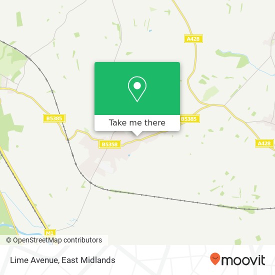 Lime Avenue map