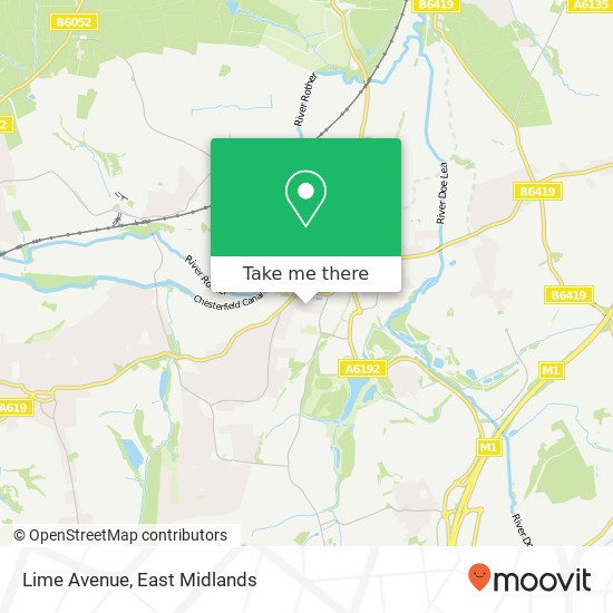 Lime Avenue map