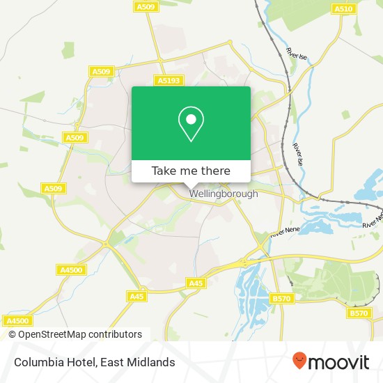 Columbia Hotel map