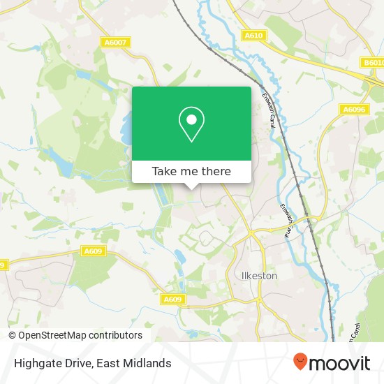 Highgate Drive map