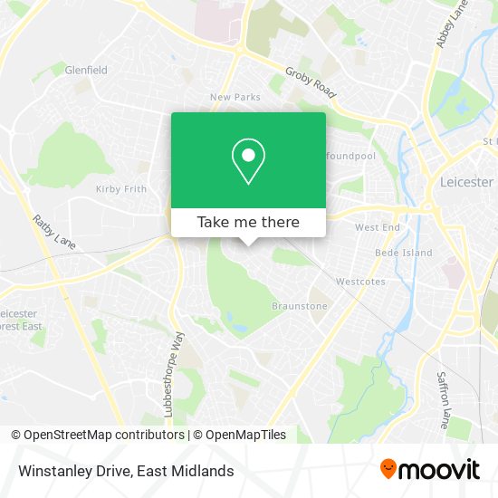 Winstanley Drive map
