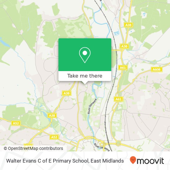 Walter Evans C of E Primary School map