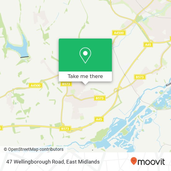 47 Wellingborough Road map