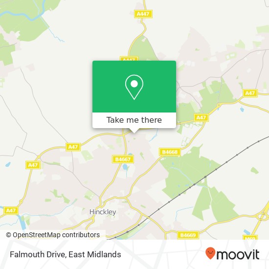 Falmouth Drive map