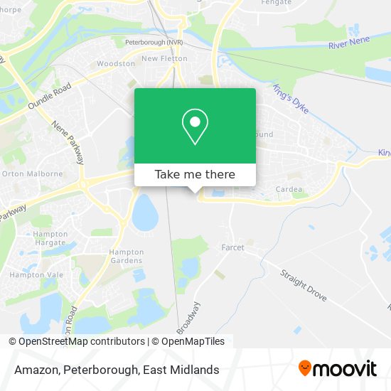 Amazon, Peterborough map