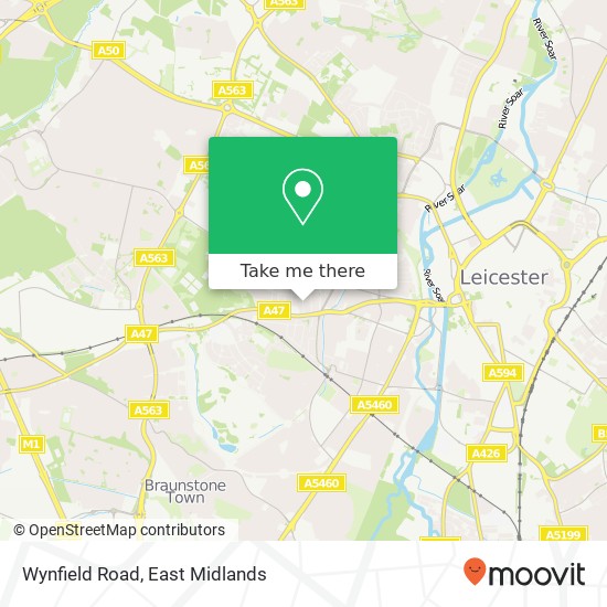 Wynfield Road map