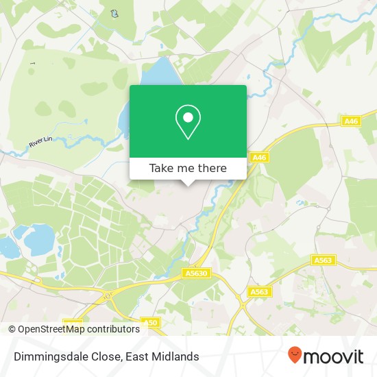 Dimmingsdale Close map