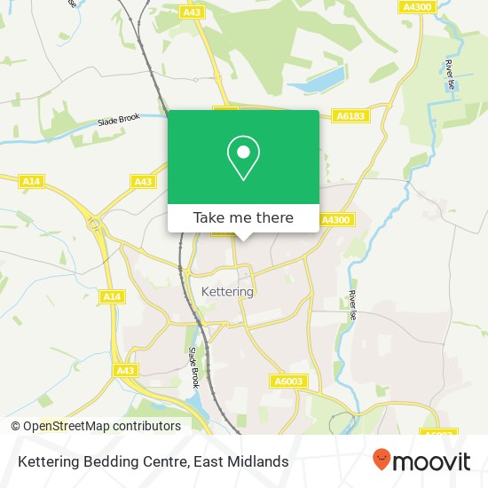 Kettering Bedding Centre map