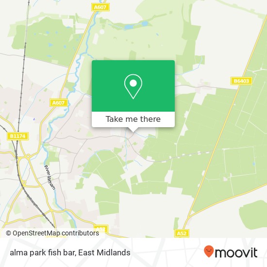 alma park fish bar map
