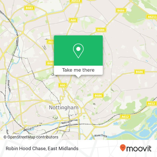 Robin Hood Chase map