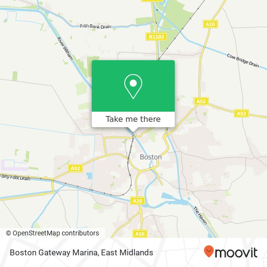 Boston Gateway Marina map