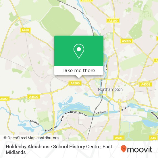 Holdenby Almshouse School History Centre map