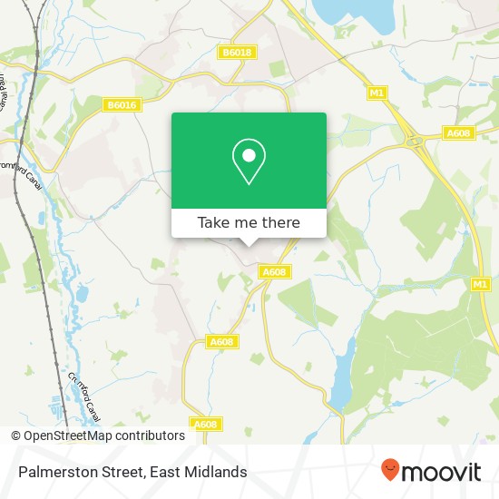 Palmerston Street map
