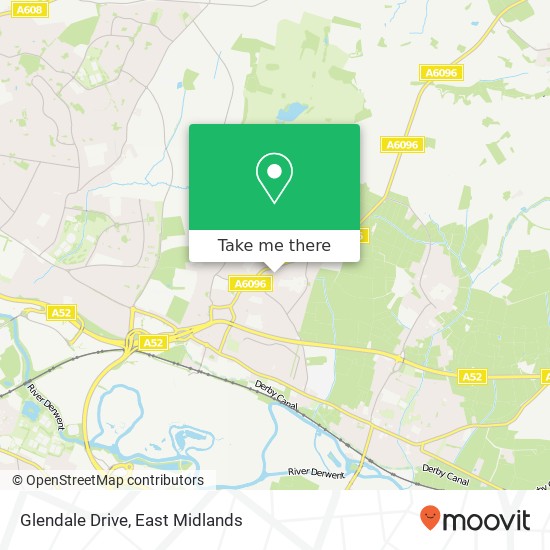 Glendale Drive map