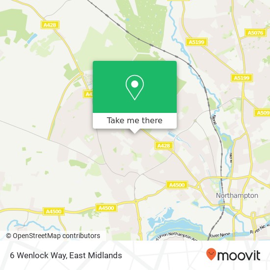 6 Wenlock Way map