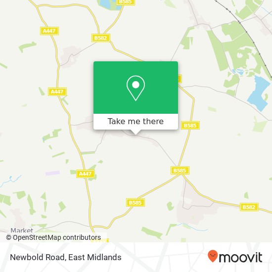 Newbold Road map