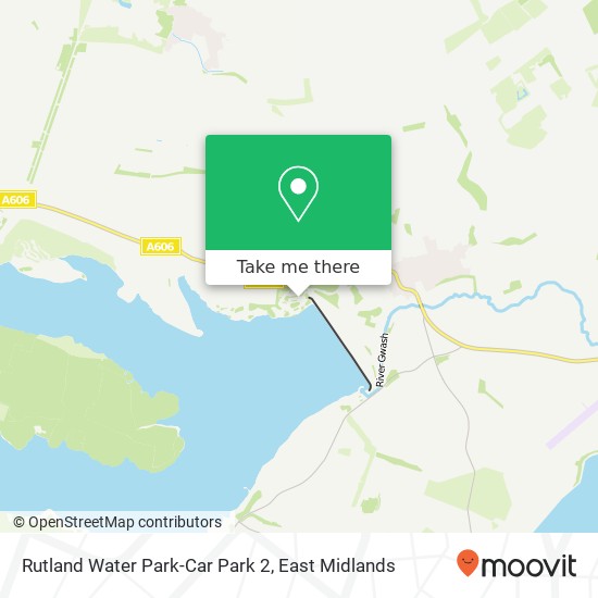 Rutland Water Park-Car Park 2 map