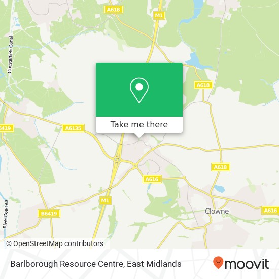 Barlborough Resource Centre map