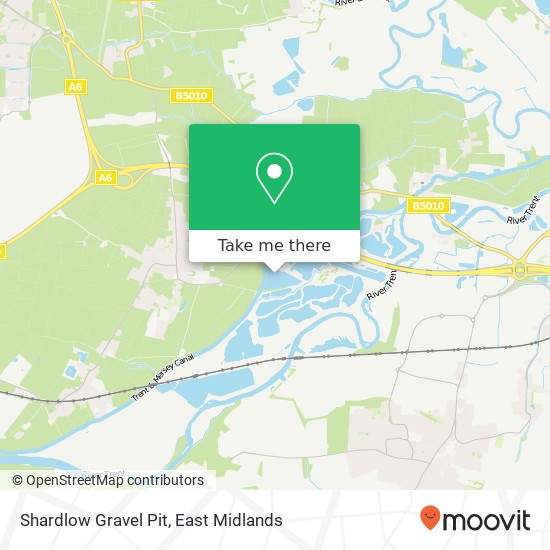 Shardlow Gravel Pit map