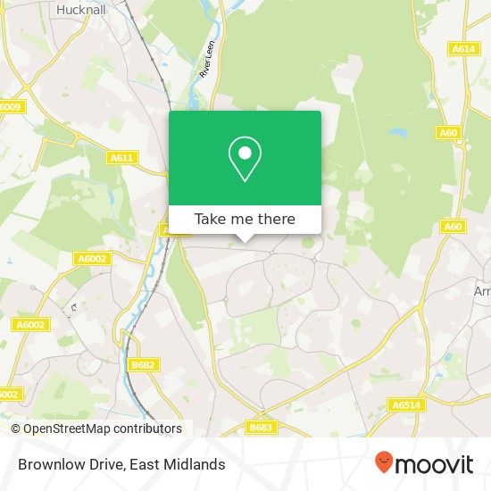 Brownlow Drive map