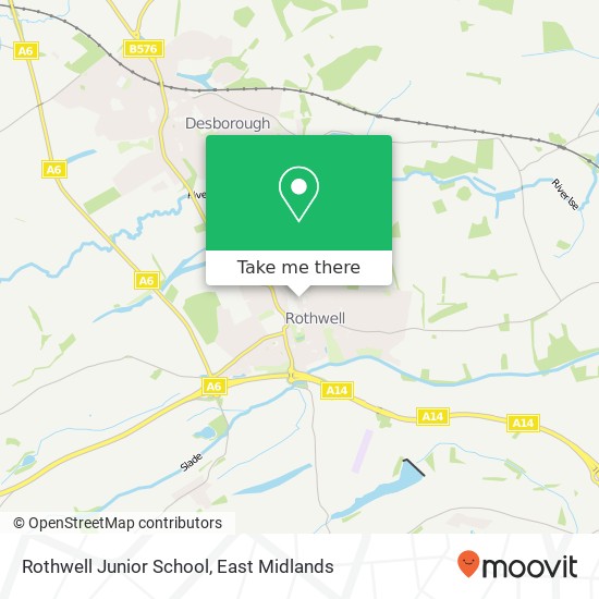 Rothwell Junior School map