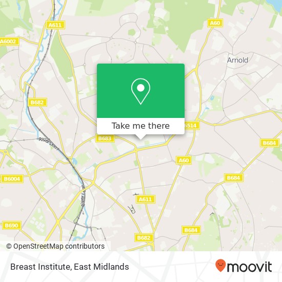 Breast Institute map