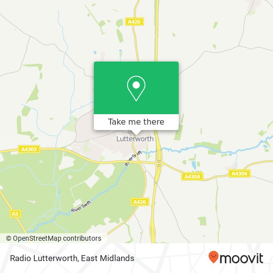 Radio Lutterworth map