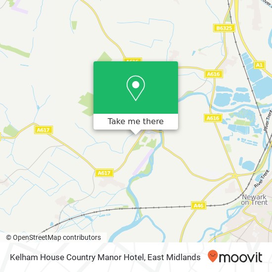 Kelham House Country Manor Hotel map