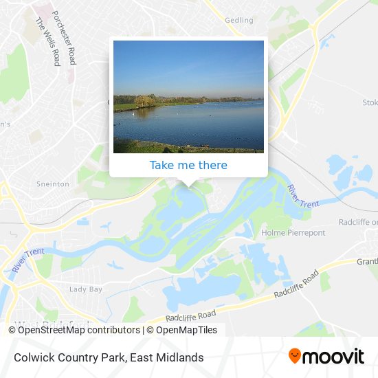 Colwick Country Park map