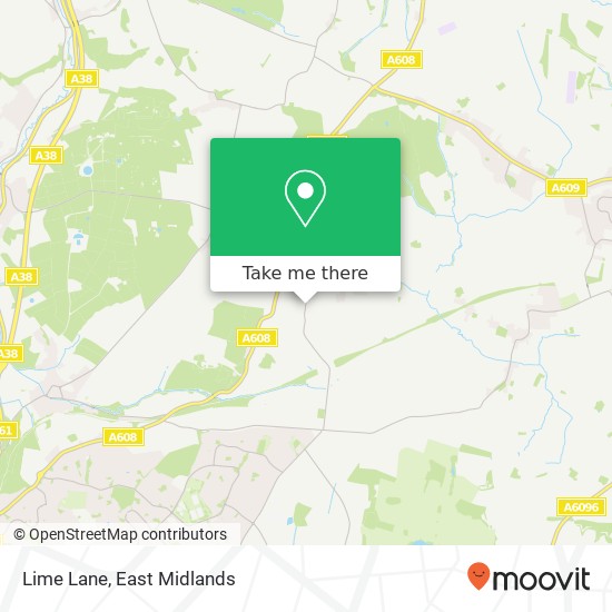 Lime Lane map