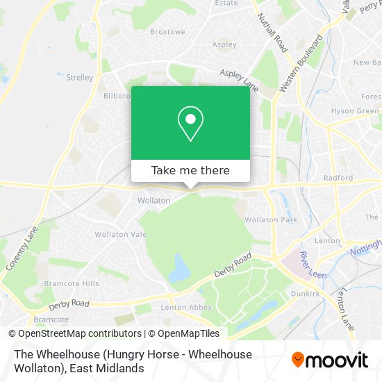 The Wheelhouse (Hungry Horse - Wheelhouse Wollaton) map