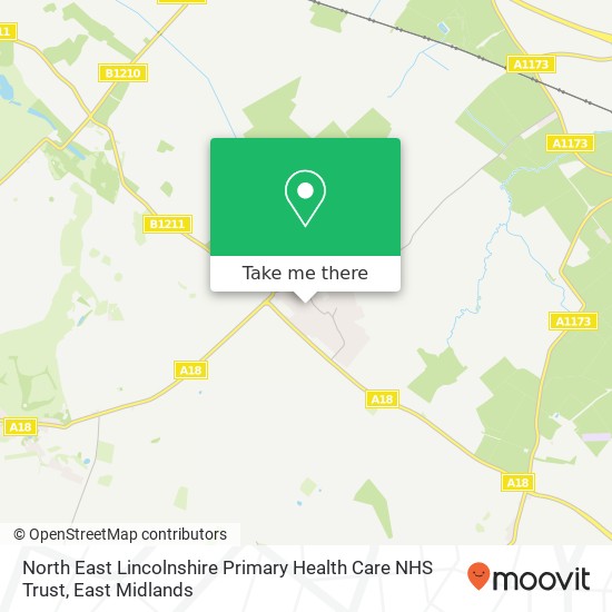 North East Lincolnshire Primary Health Care NHS Trust map