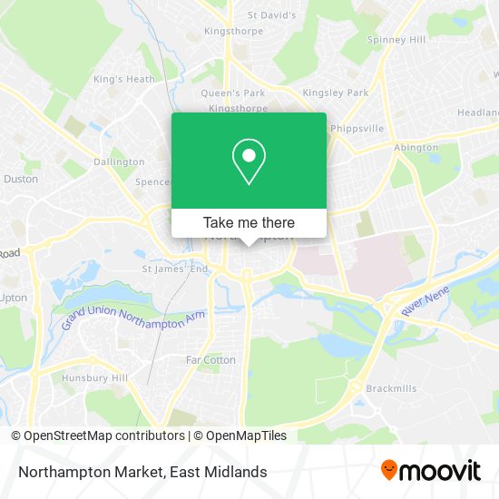 Northampton Market map