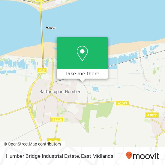 Humber Bridge Industrial Estate map