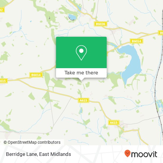 Berridge Lane map