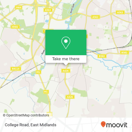 College Road map