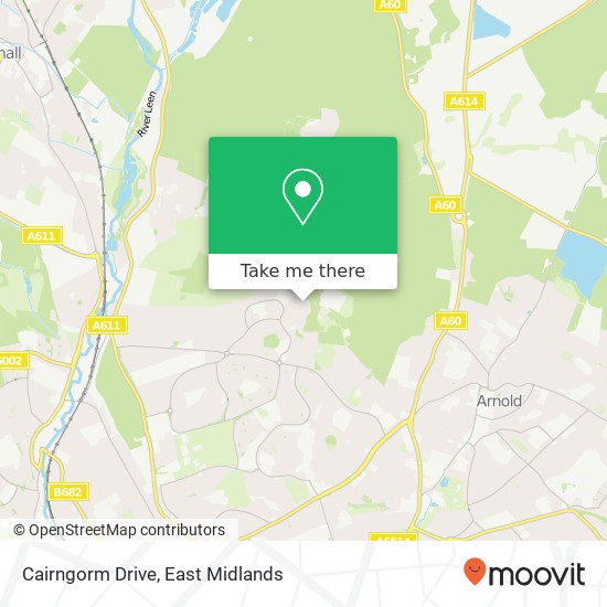 Cairngorm Drive map