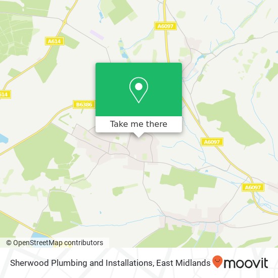 Sherwood Plumbing and Installations map